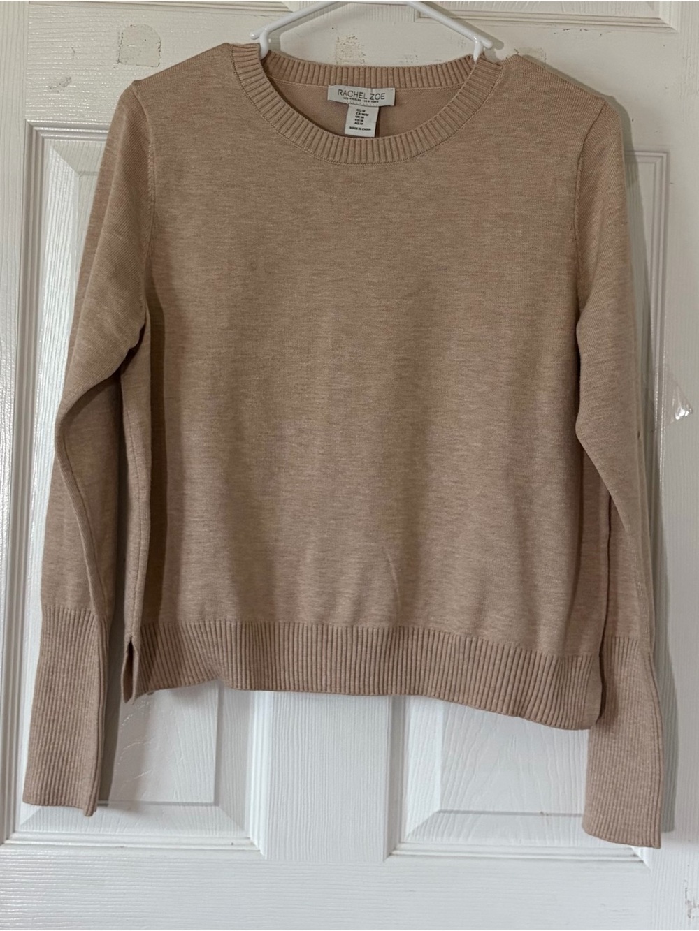 Rachel Zoe Women’s Beige Crewneck Sweater Sz M